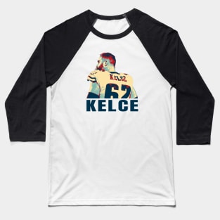 Jason Kelce Retro Pop Art Baseball T-Shirt